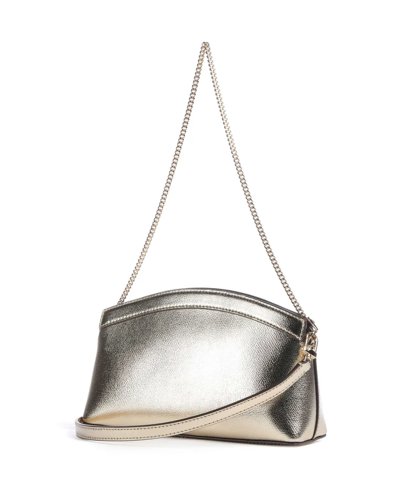 Michael Kors Athena Dome Chain Small Bolso de hombro pale gold