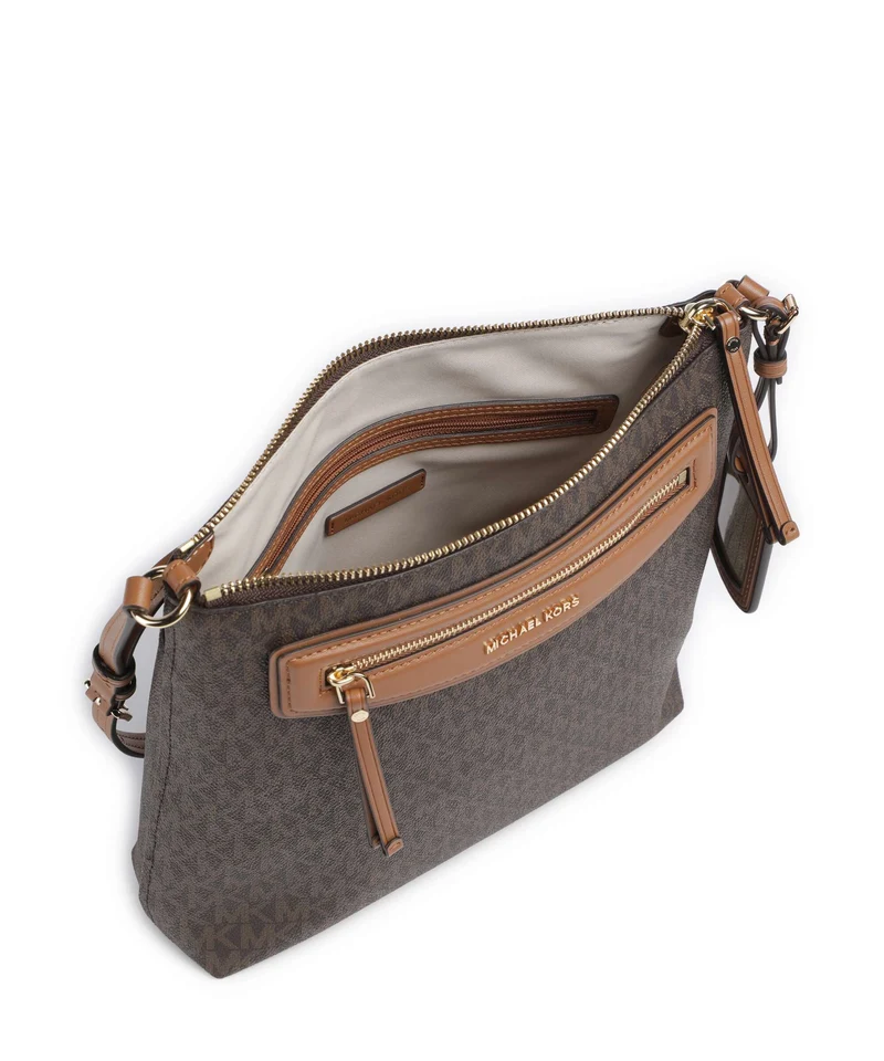Michael Kors Jet Set Travel Large Bandolera brown/acorn