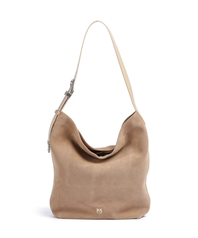 Pinko Big Bolso de hobo beige/scoiattolo/gal mix gold