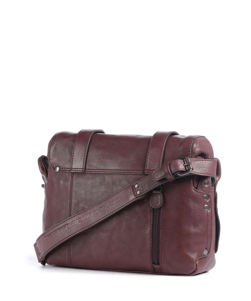 Aunts & Uncles Grandma's Luxury Club Miss Applepie Bandolera dark cherry
