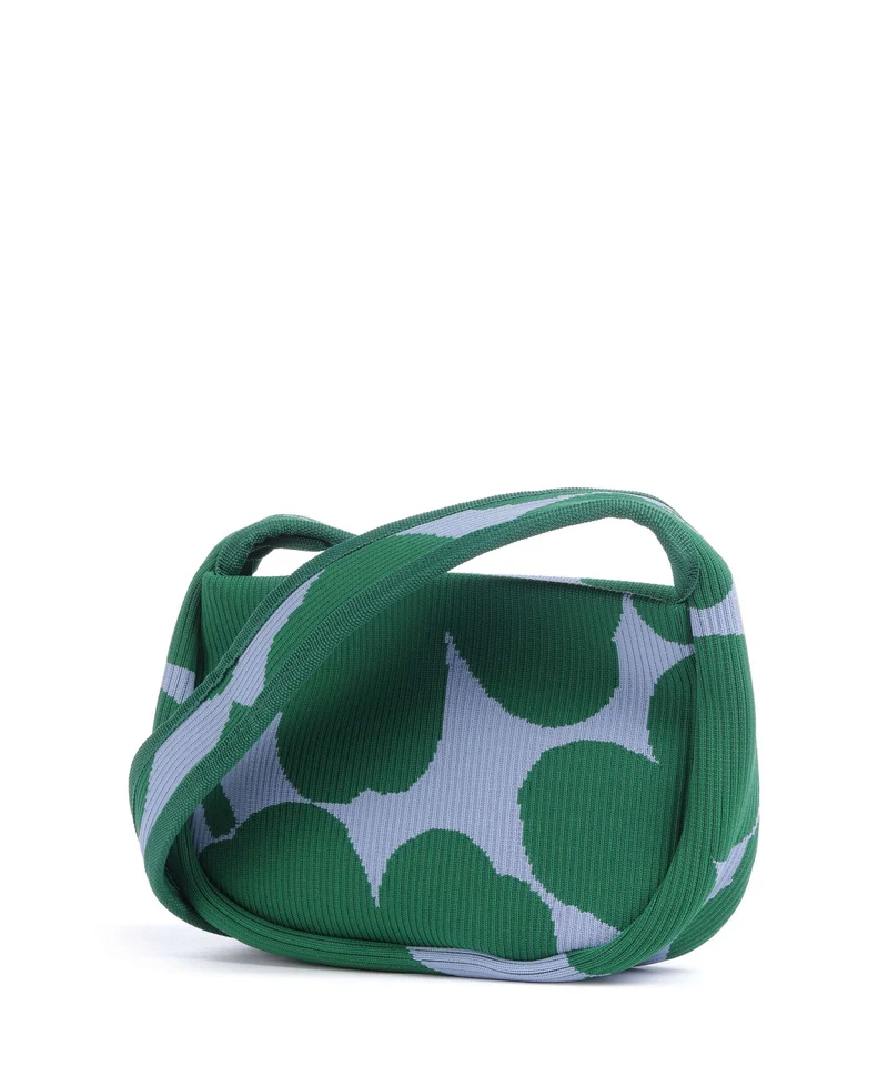 Marimekko Knitted Unikko Bolso de hombro dark green/blue