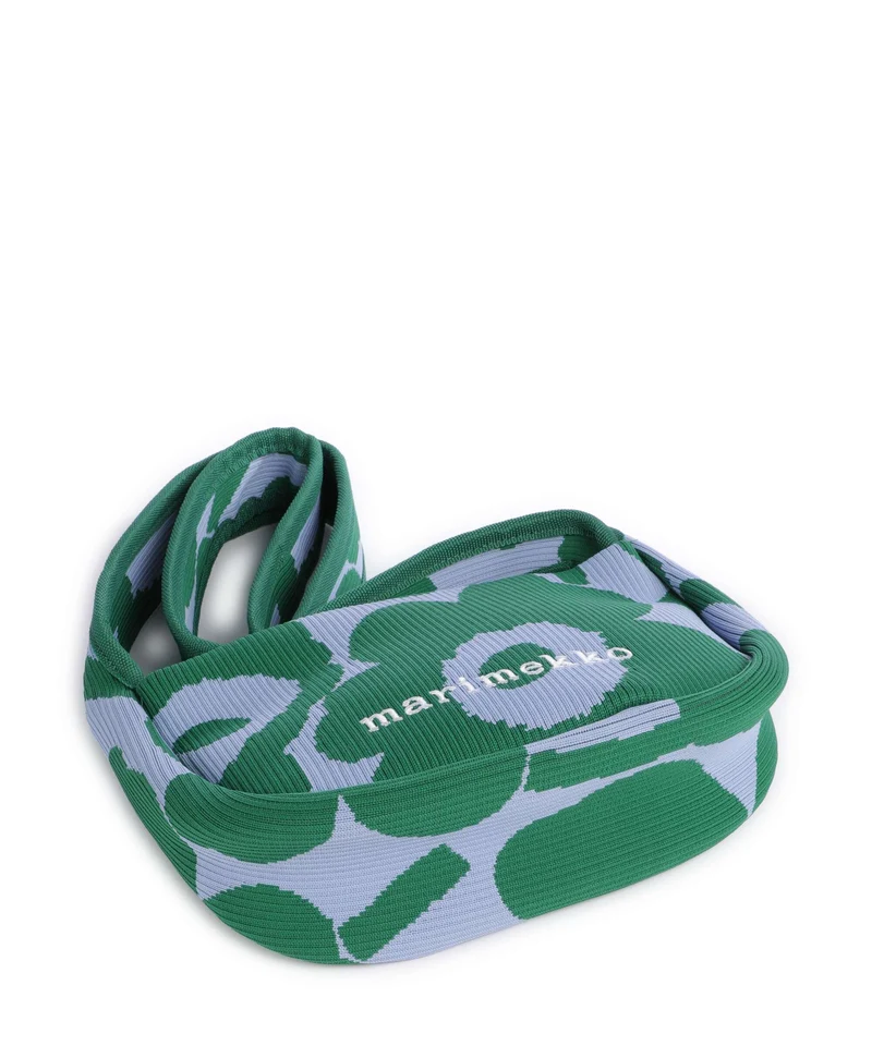 Marimekko Knitted Unikko Bolso de hombro dark green/blue