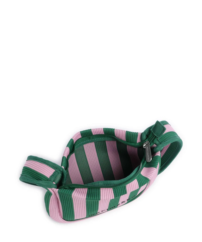 Marimekko Knitted Merirosvo Bolso de hombro pink/dark green