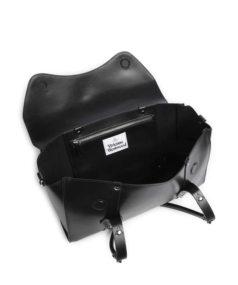 Vivienne Westwood Bettina Smooth Medium Bolso de mano black