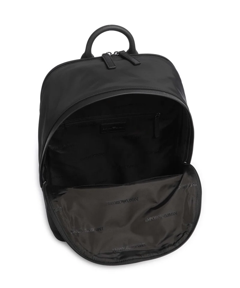Emporio Armani Nylon Recycled Mochila black beauty