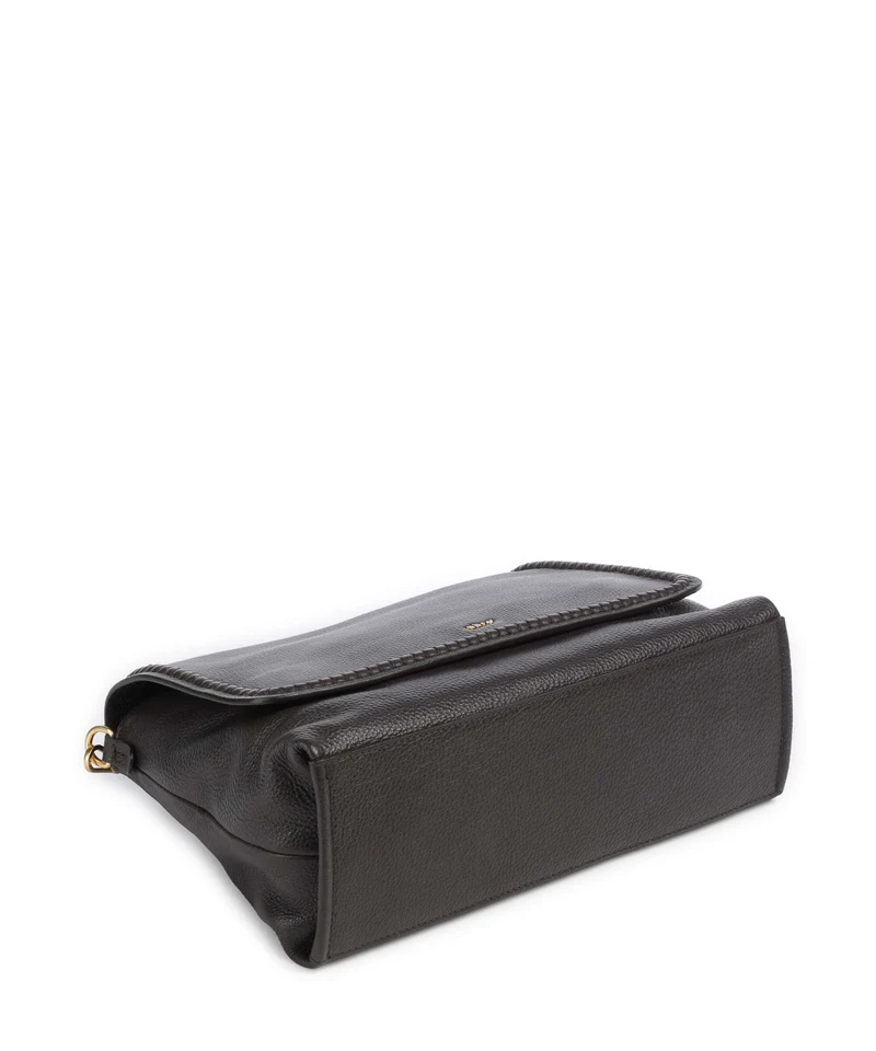 Abro Agave Signature Big Bolso de hombro dark brown