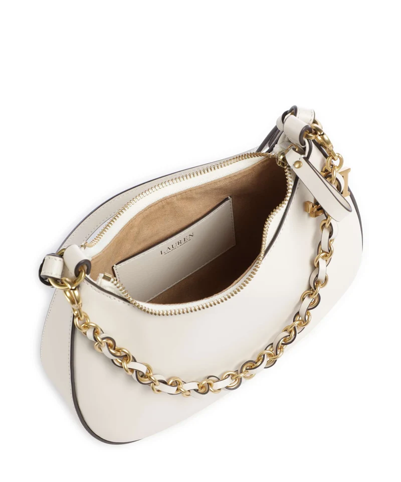 Lauren Ralph Lauren Marcy Medium Bolso de hombro soft white