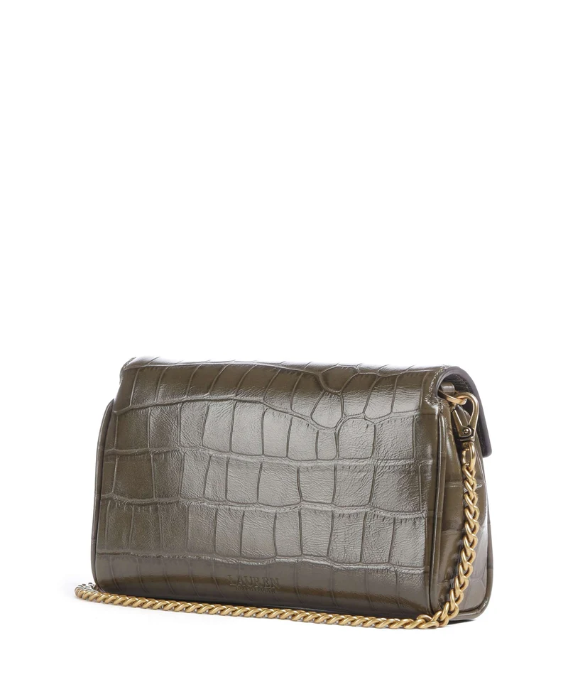 Lauren Ralph Lauren Tanner Large Bandolera botanic green