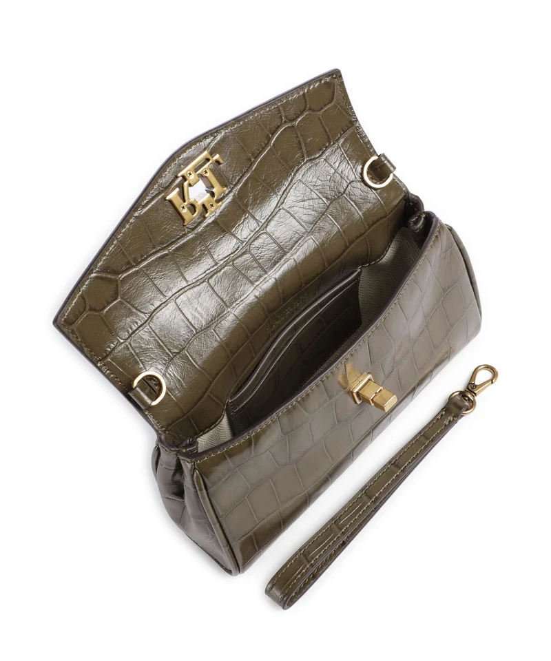 Lauren Ralph Lauren Tanner Large Bandolera botanic green