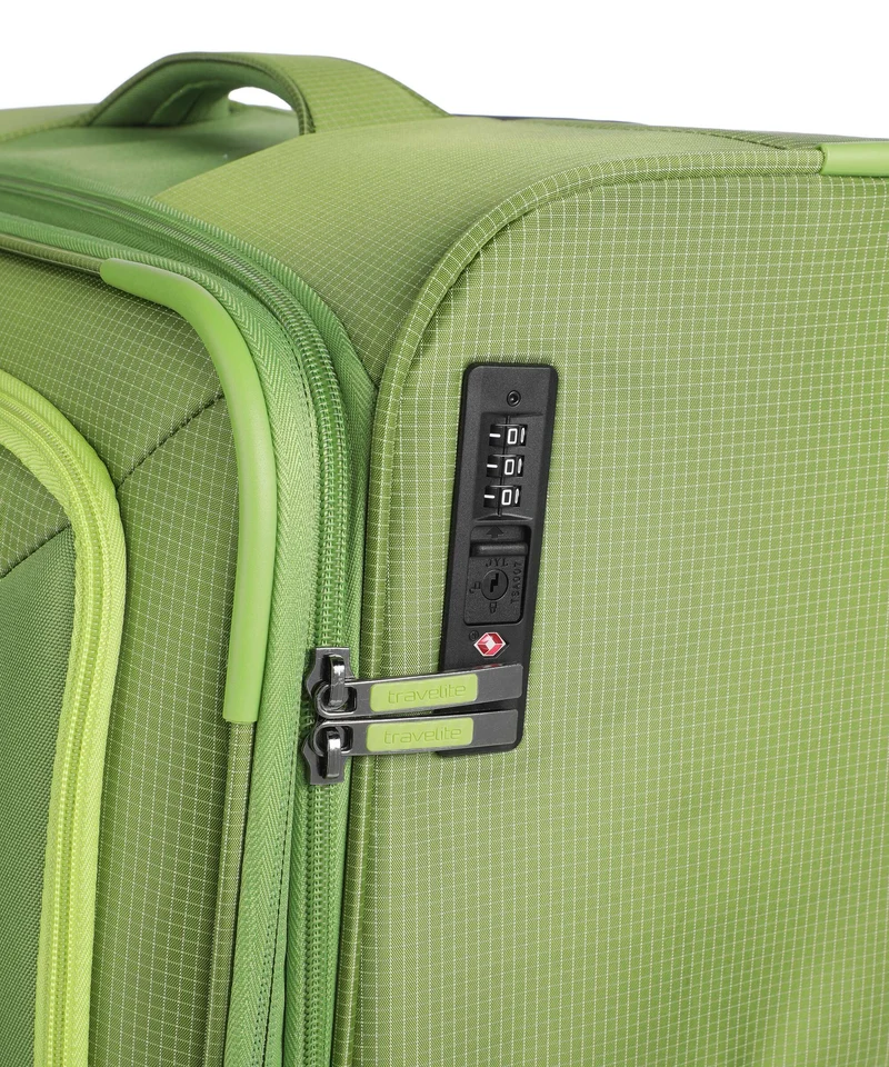 Travelite Corsiica Maleta con 4 ruedas fresh green