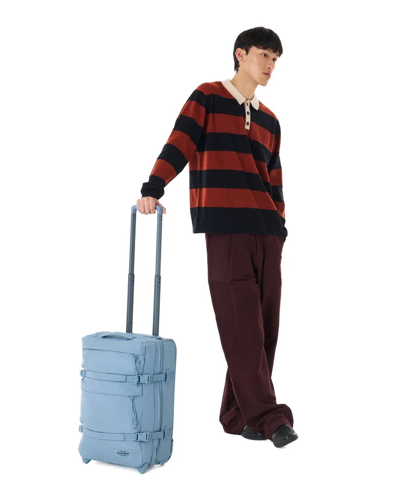 Eastpak Transit'R Plus S Bolso de viaje con ruedas monotone blue