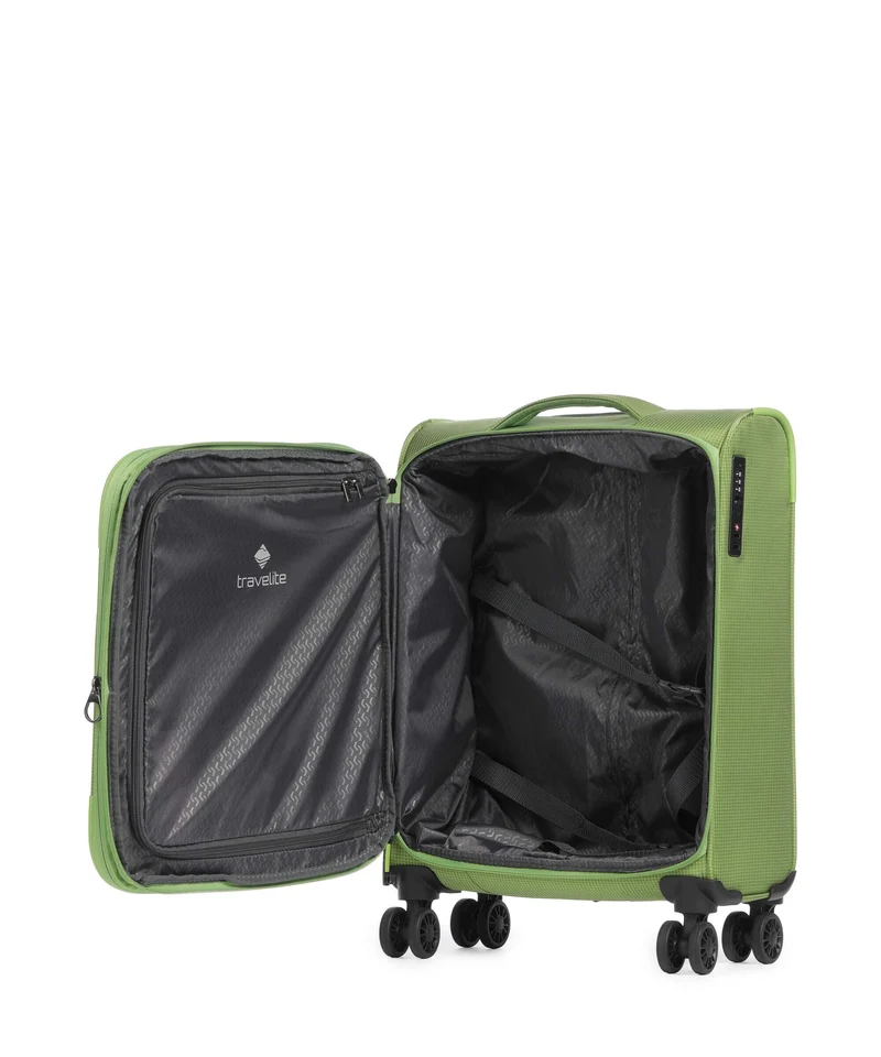 Travelite Corsiica Maleta con 4 ruedas fresh green