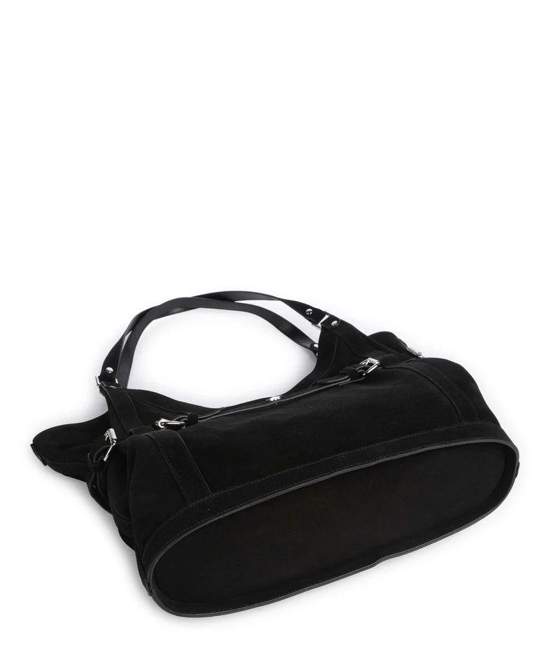 Vivienne Westwood Frankie Suede Large Bolsa shopping black