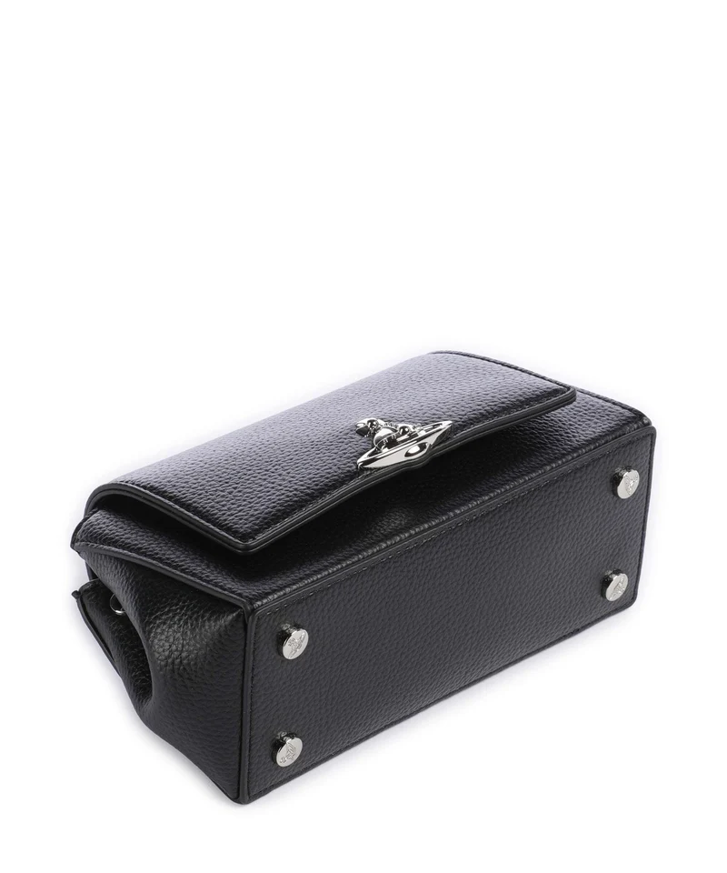 Vivienne Westwood Hazel Grain Small Bolso de hombro black