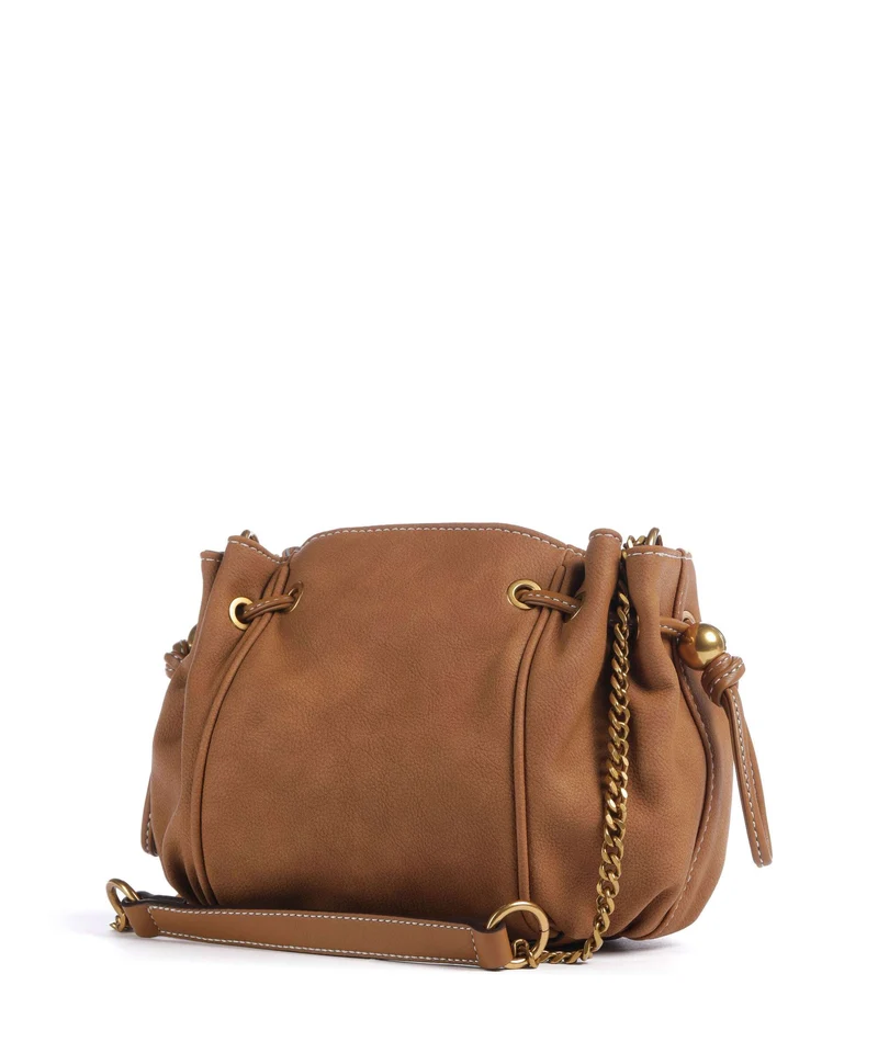 Liu Jo Ginesa M Bucket bolso de mano cammello