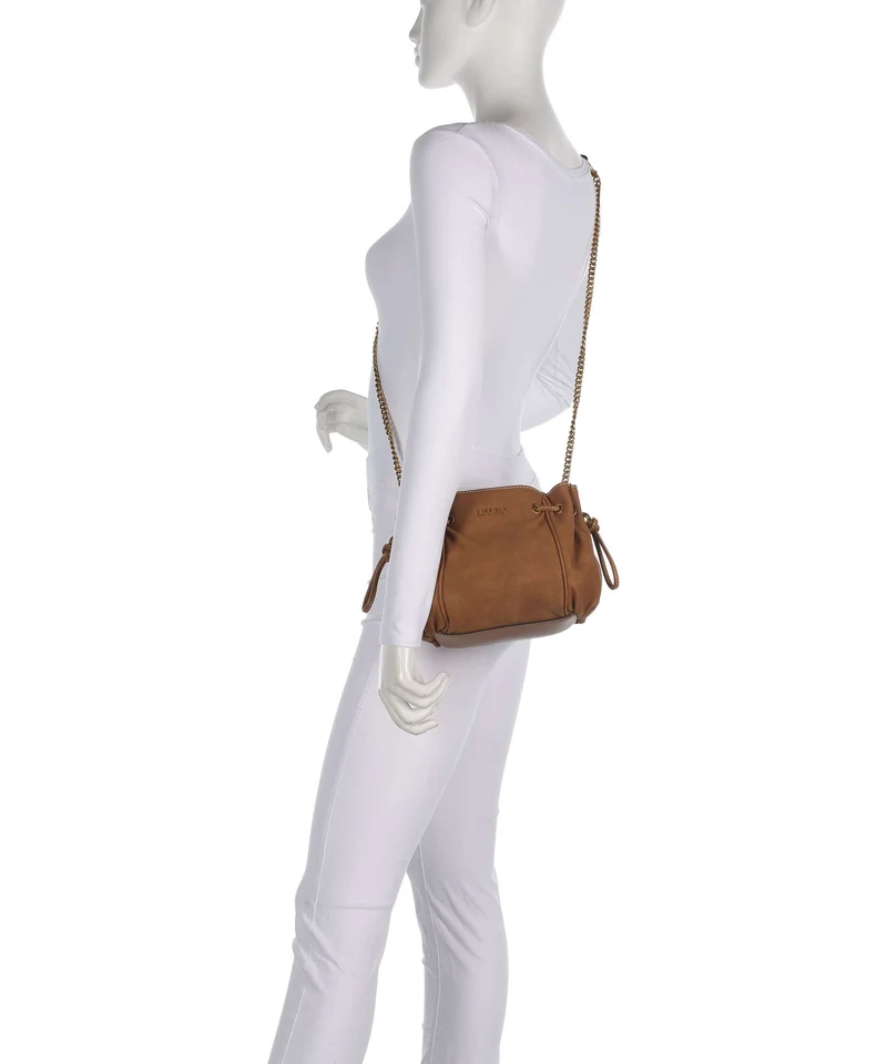 Liu Jo Ginesa M Bucket bolso de mano cammello