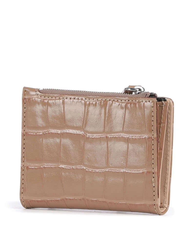 Vivienne Westwood Embossed Croc Slim Monedero dusty pink