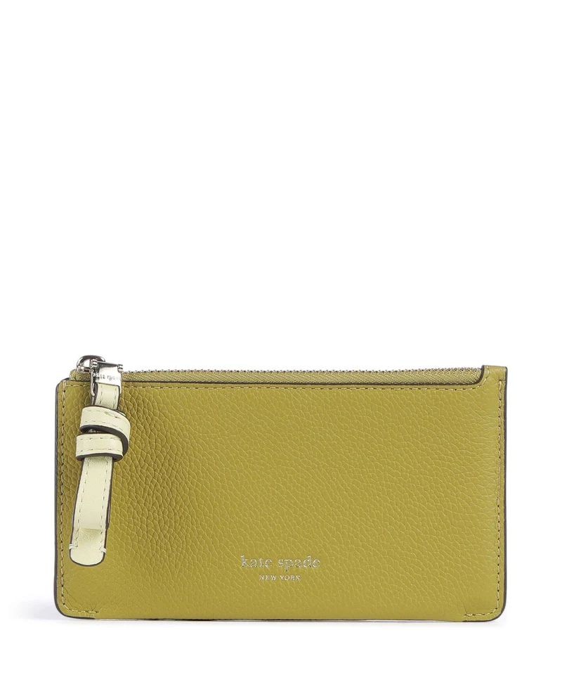 Kate Spade New York Loop Tarjetero laurel leaf