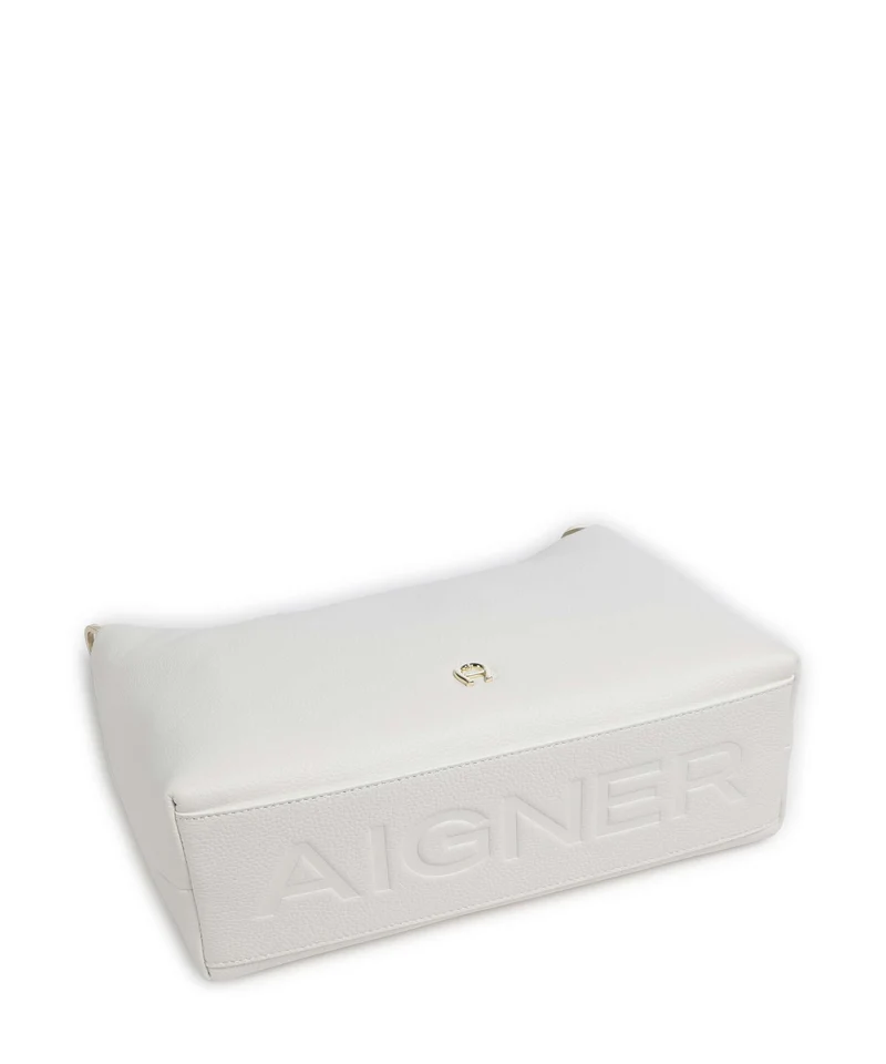 Aigner Zita S Bandolera cotton white