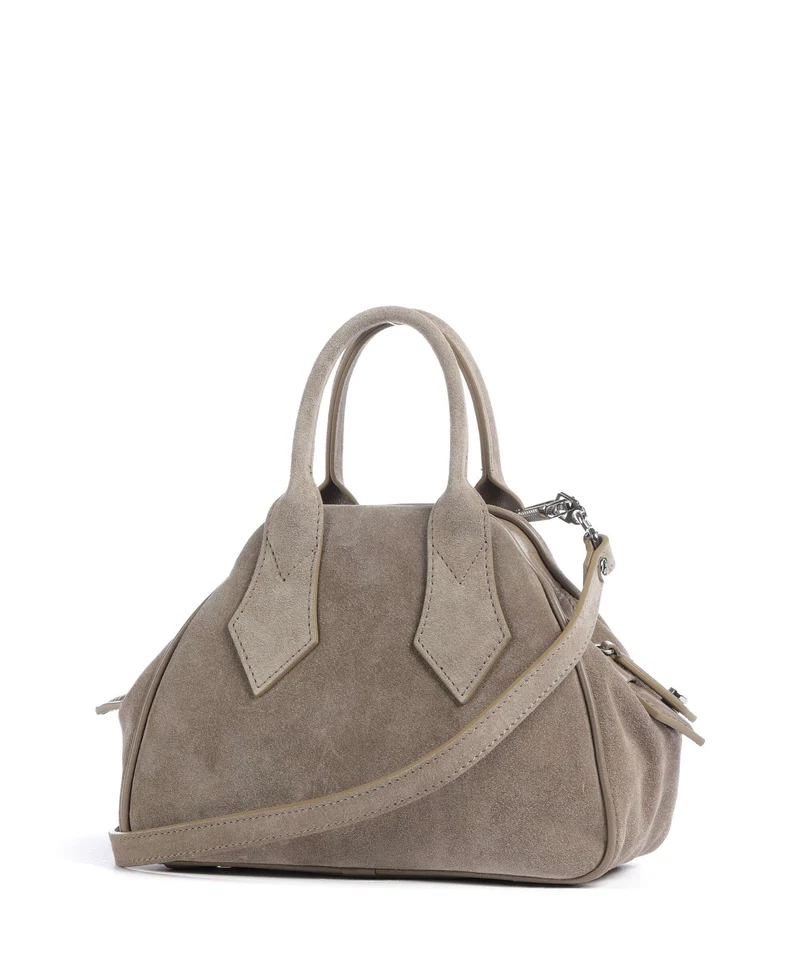 Vivienne Westwood Yasmine Suede Small Bolso de mano stone