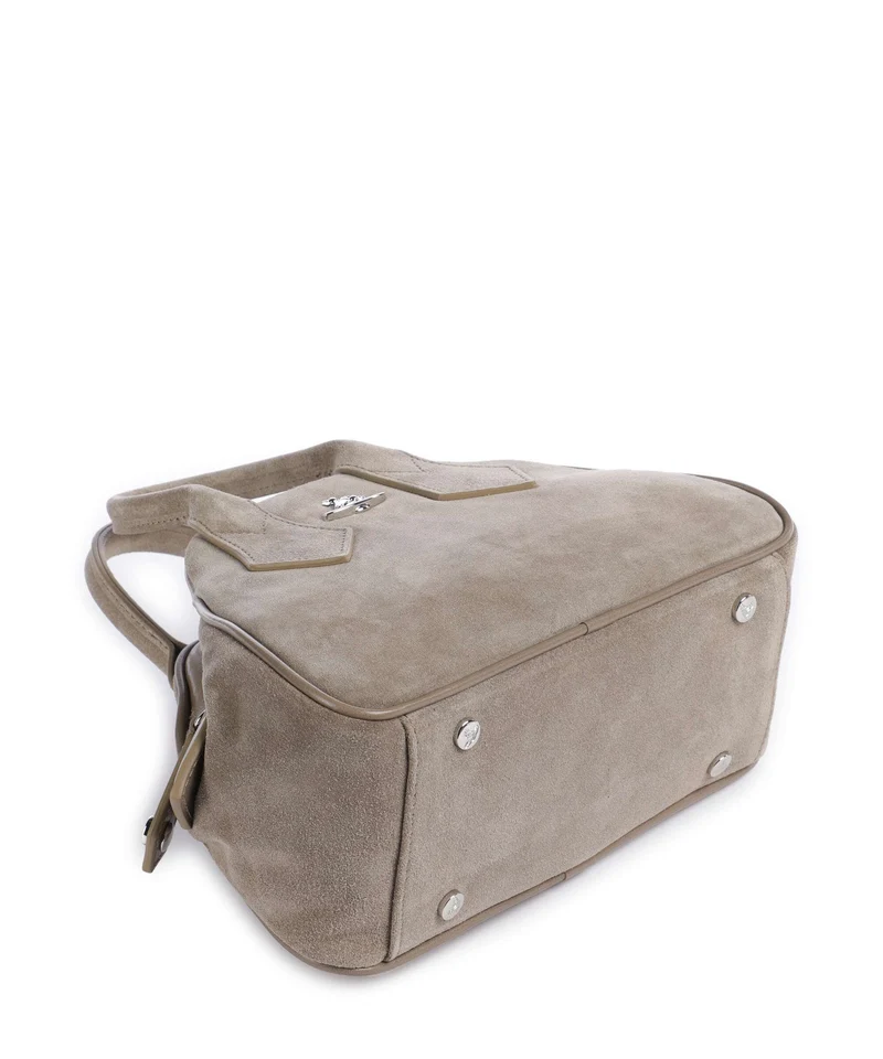 Vivienne Westwood Yasmine Suede Small Bolso de mano stone