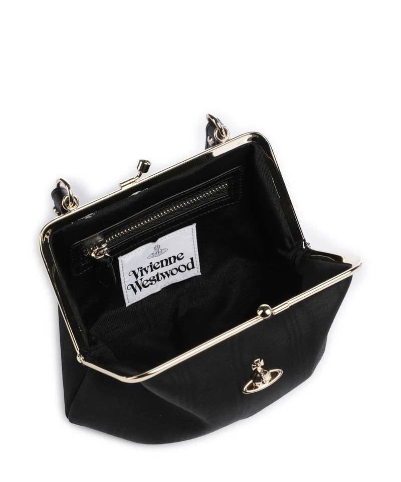 Vivienne Westwood Granny Frame Moire Bolso de mano black