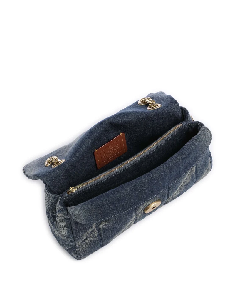 Coach Tabby Soft Quilted Loved Denim 26 Bolso de hombro dark indigo