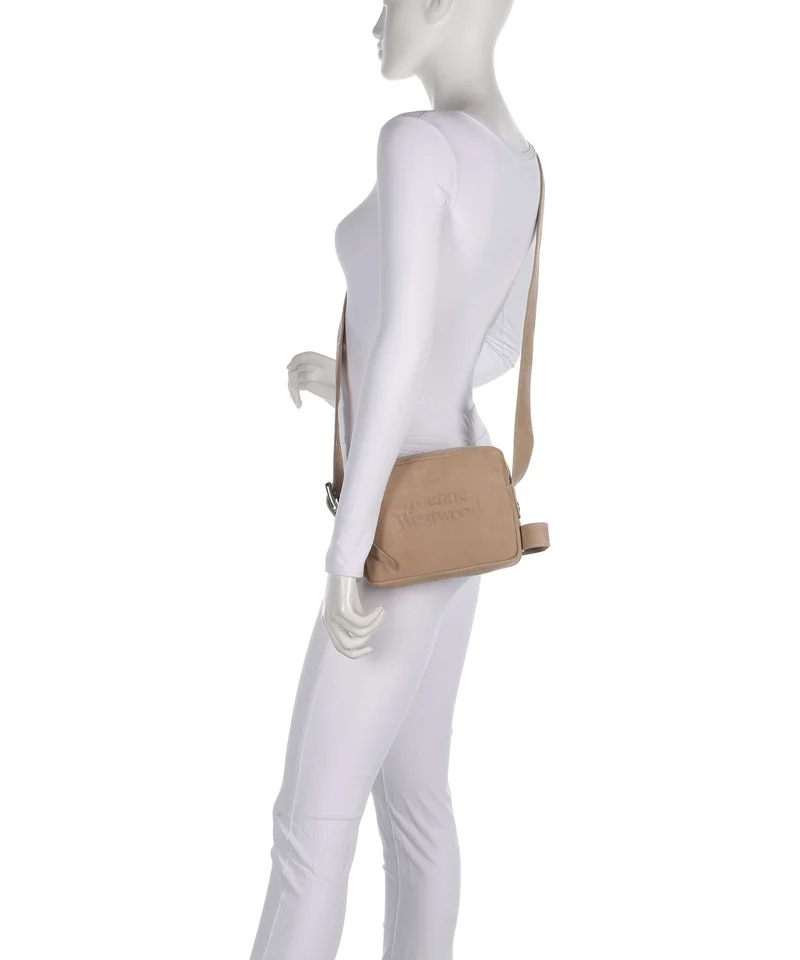 Vivienne Westwood Carrie Bandolera beige