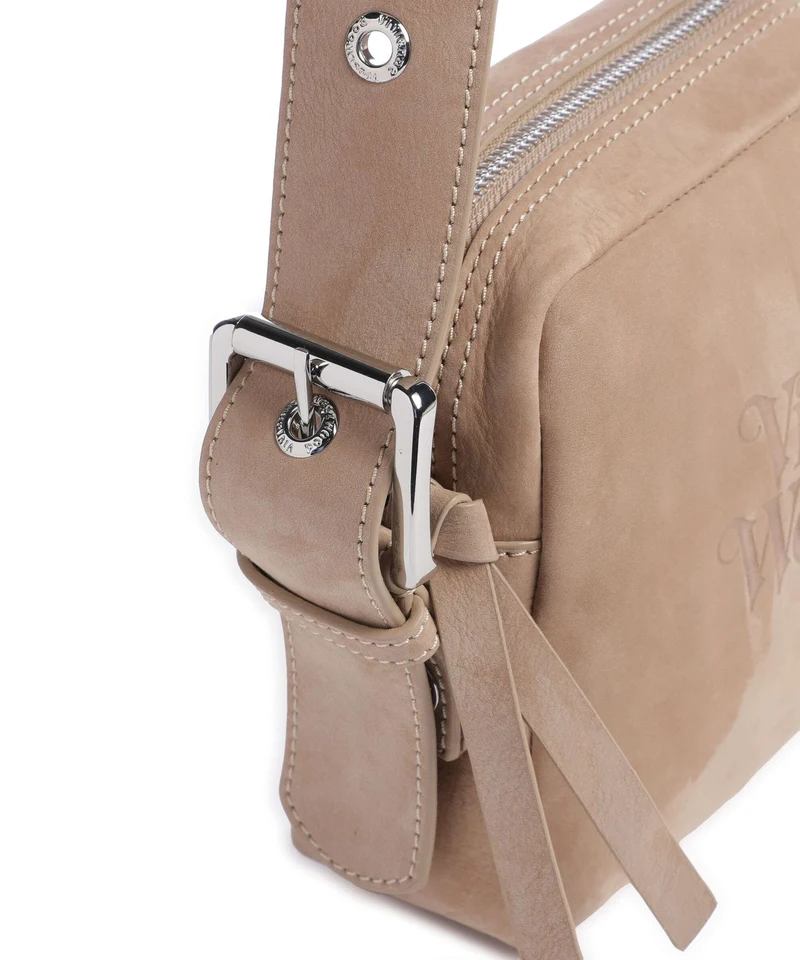 Vivienne Westwood Carrie Bandolera beige