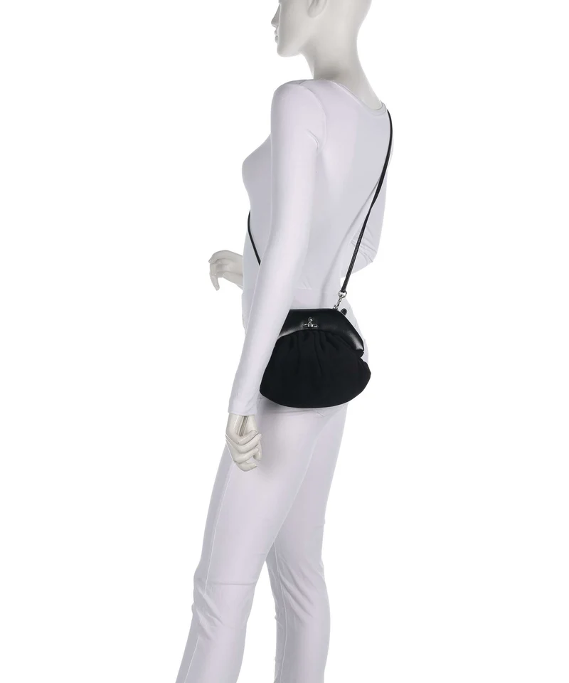 Vivienne Westwood Brooke Suede Bolso de mano black