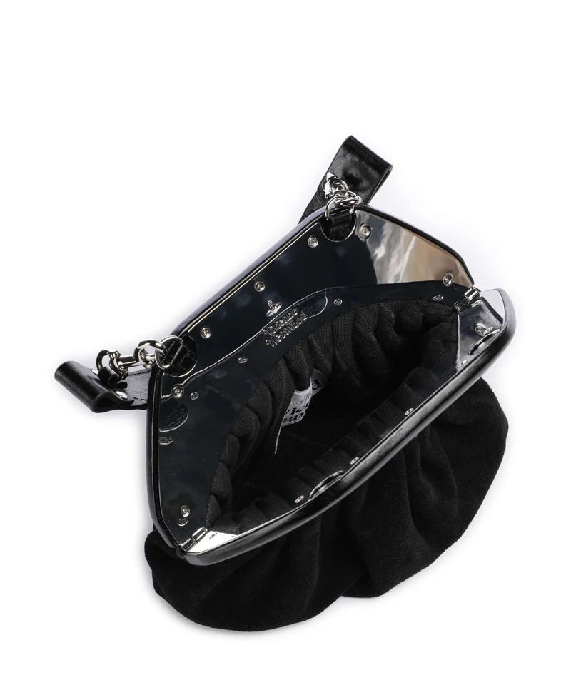 Vivienne Westwood Brooke Suede Bolso de mano black