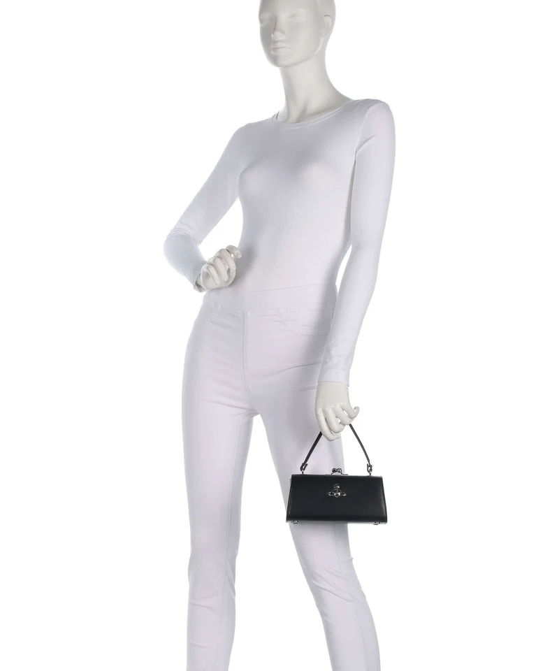 Vivienne Westwood Doll Frame Smooth XL Bolso de mano black