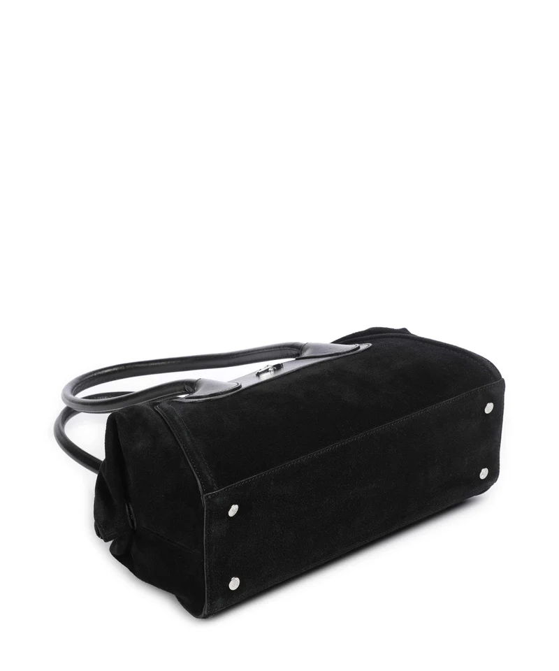 Vivienne Westwood Shirley Suede Small Bolso de hombro black