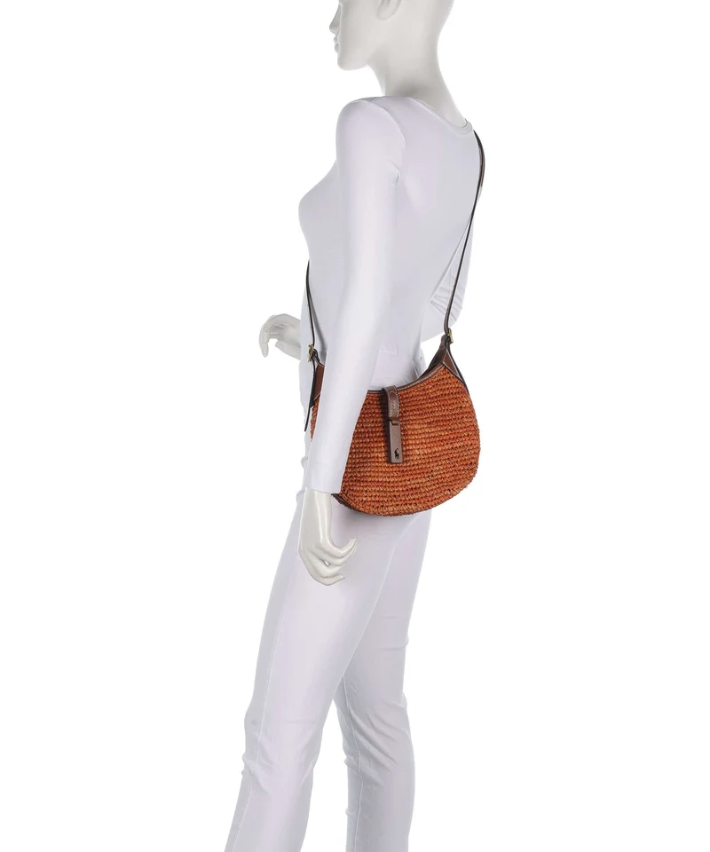 Polo Ralph Lauren ID Collection Small Bolso de hobo sequoia/cuoio