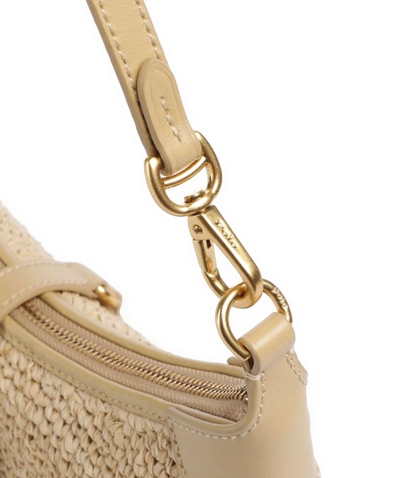 Polo Ralph Lauren ID Collection Small Bolso de hombro natural/cashmere