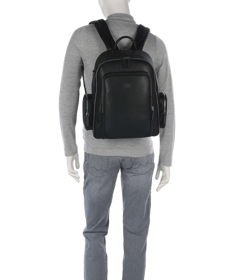 Emporio Armani Business Regenerated Mochila black beauty