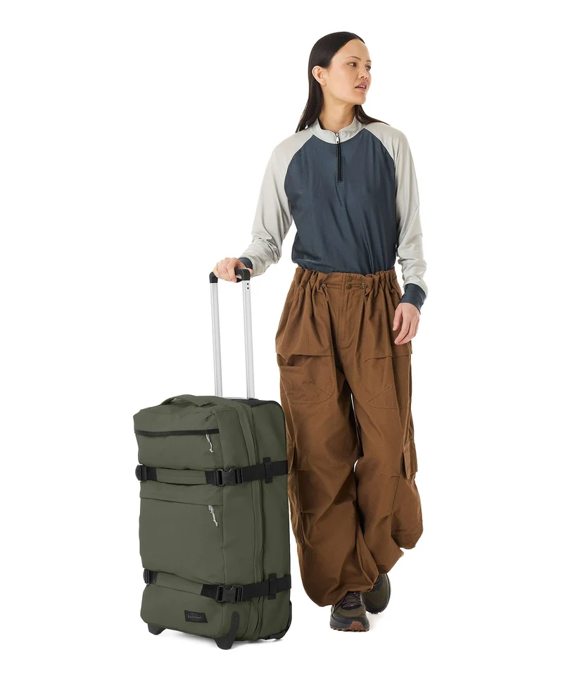 Eastpak Transit'R Plus M Bolso de viaje con ruedas tarp forest