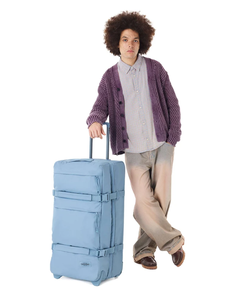 Eastpak Transit'R Plus L Bolso de viaje con ruedas monotone blue
