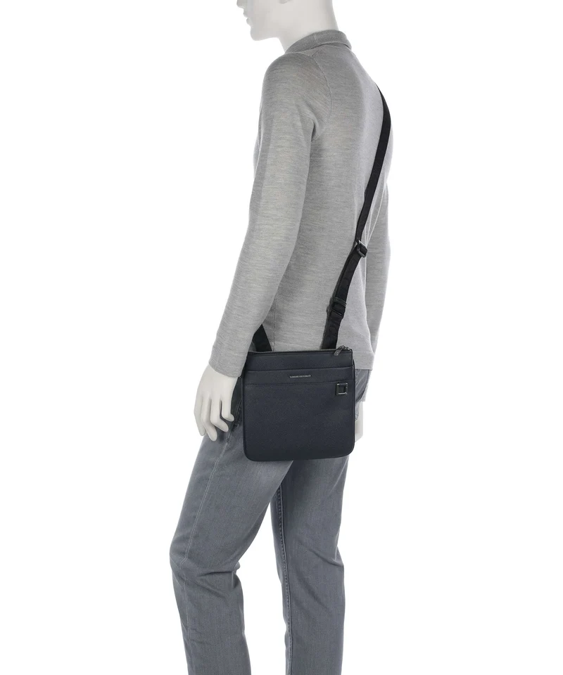 Armani Exchange New York Bandolera navy salute
