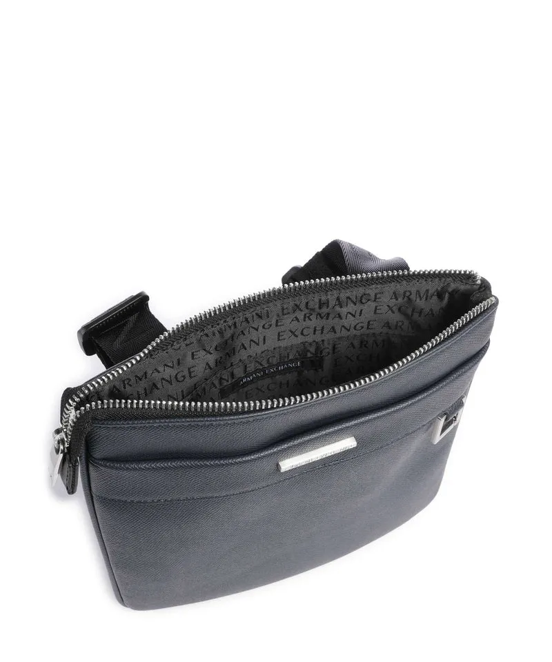 Armani Exchange New York Bandolera navy salute