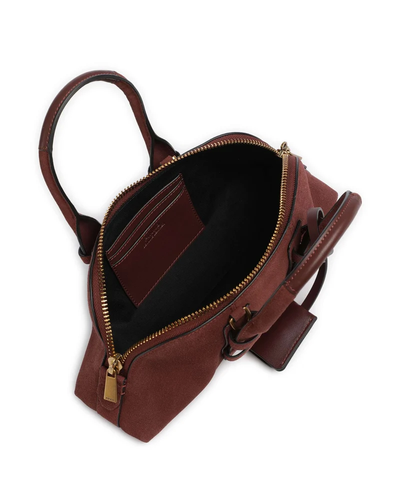 Pinko Bowling Horizontal Bolso de mano rosso vino/antique gold