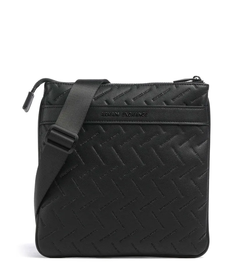 Armani Exchange Ginevra Embossed Bandolera black