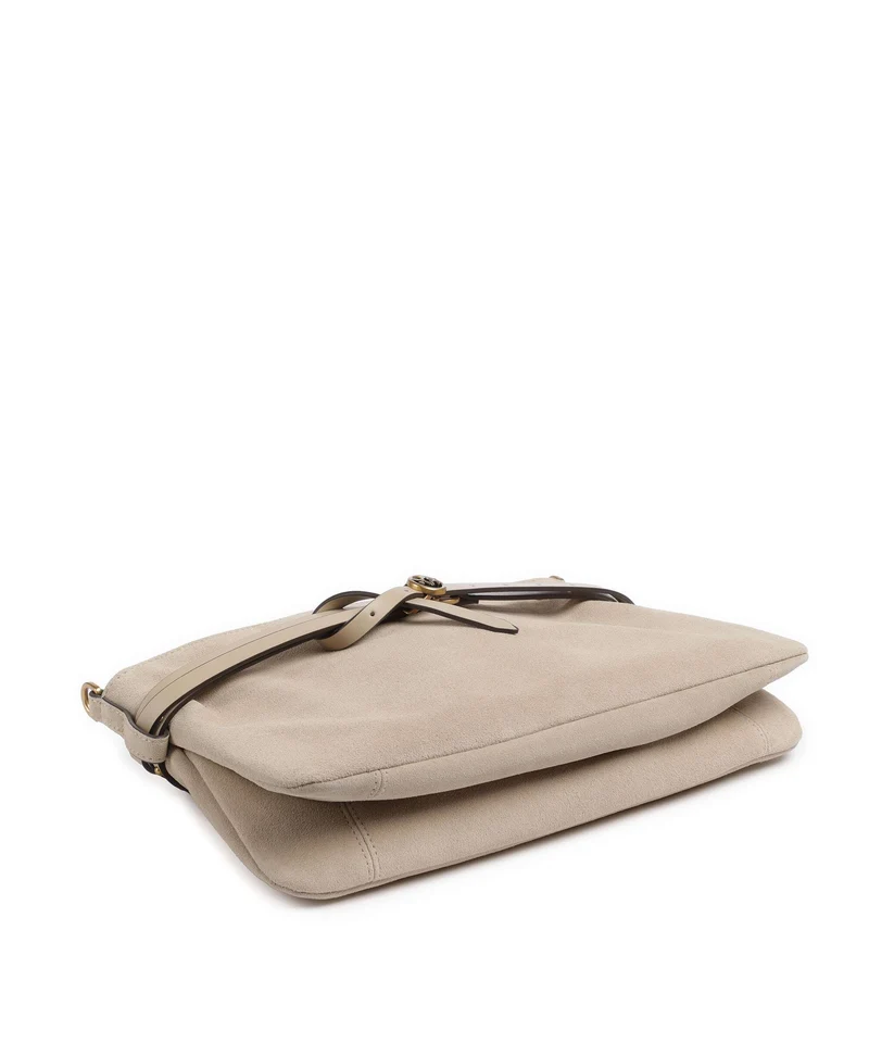 Pinko Belt Classic Bolso de hombro beige/grigio fumo/antique gold
