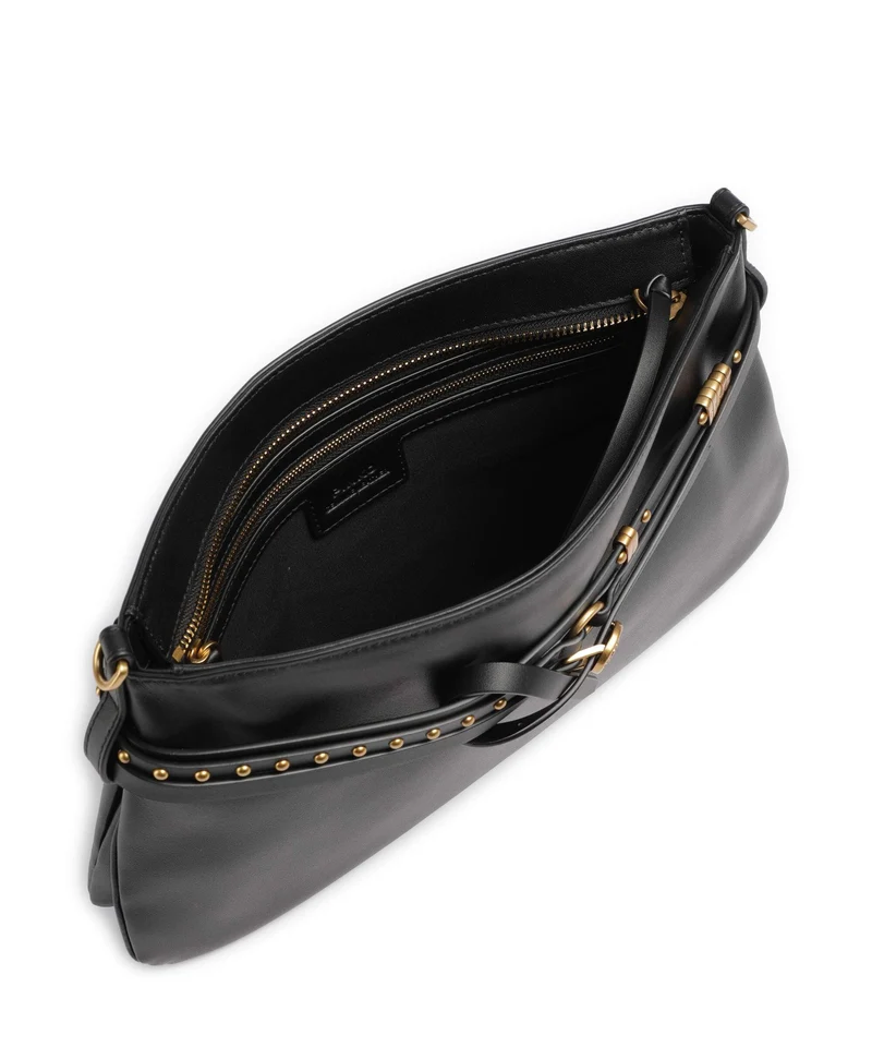 Pinko Belt Classic Bolso de hombro nero/antique gold