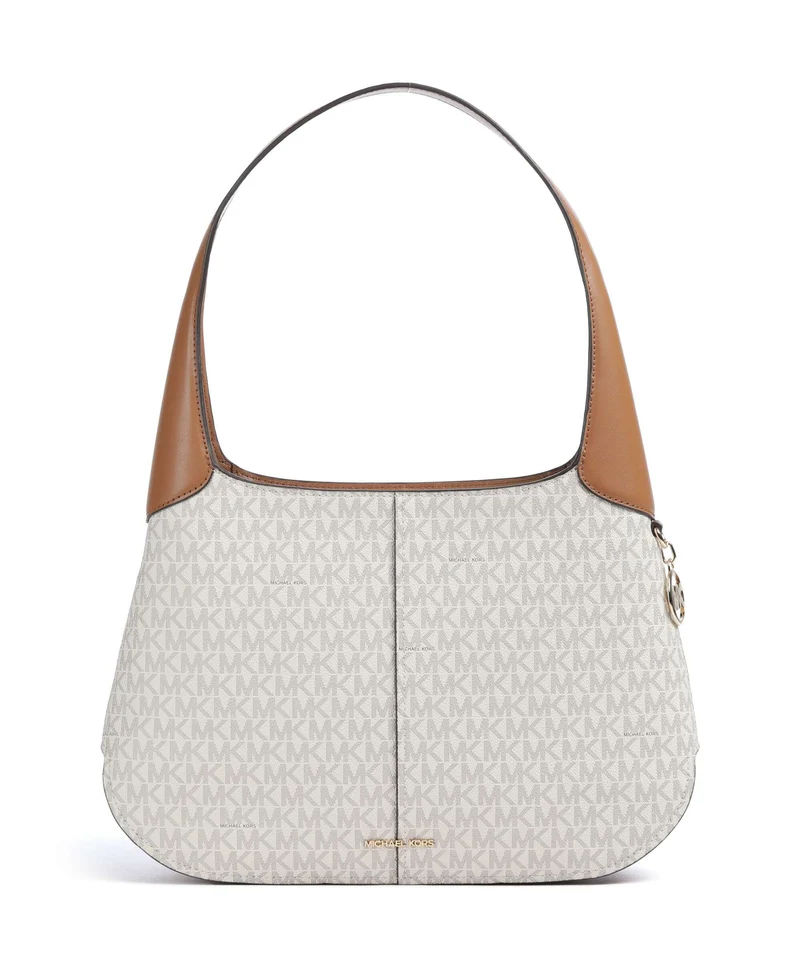 Michael Kors Alice Large Bolso de hobo vanilla/acorn