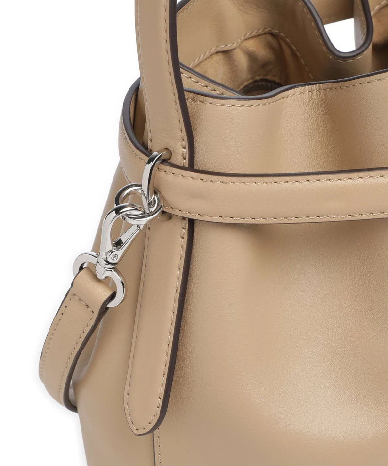 Lauren Ralph Lauren Blaike Medium Bucket bolso de mano tan