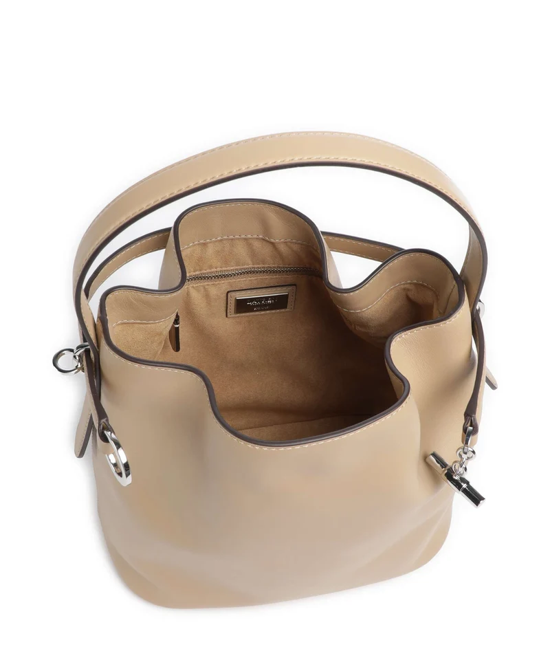 Lauren Ralph Lauren Blaike Medium Bucket bolso de mano tan