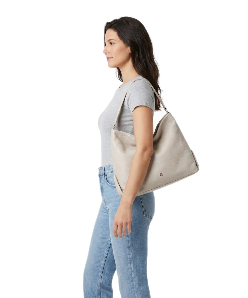 Aigner Paola M Bolso de hobo fog beige