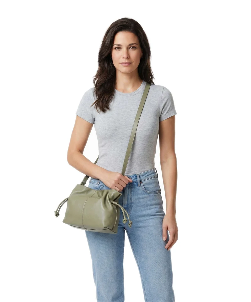 Marc O'Polo Simona Bucket bolso de mano pure sage