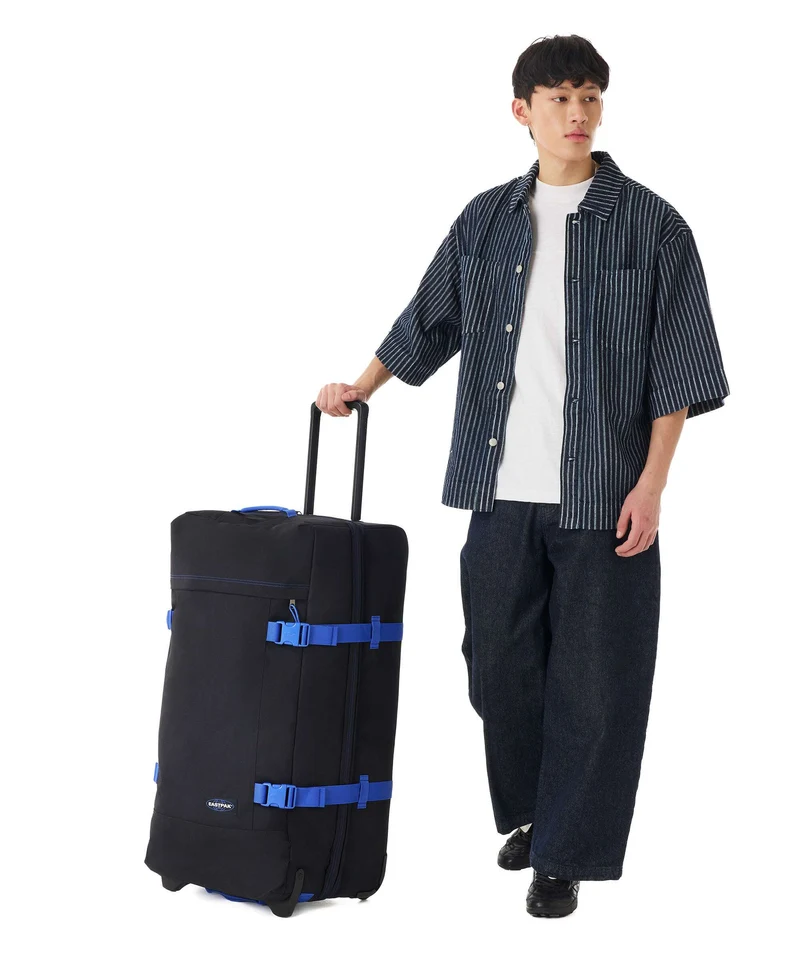 Eastpak Tranverz L Bolso de viaje con ruedas black/blue